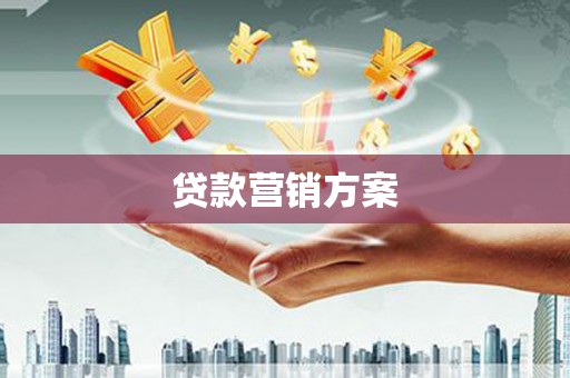 腾冲贷款营销方案