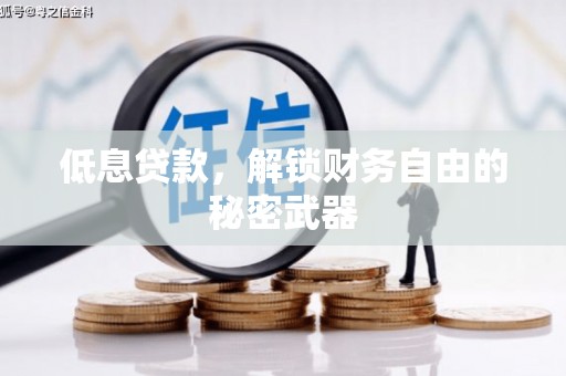 腾冲低息贷款，解锁财务自由的秘密武器