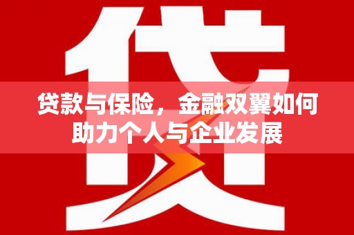 腾冲贷款与保险，金融双翼如何助力个人与企业发展