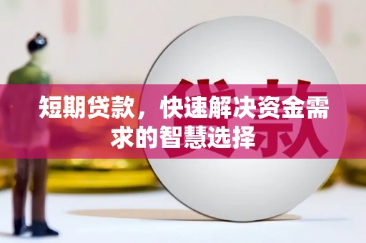腾冲短期贷款，快速解决资金需求的智慧选择