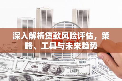 腾冲深入解析贷款风险评估，策略、工具与未来趋势