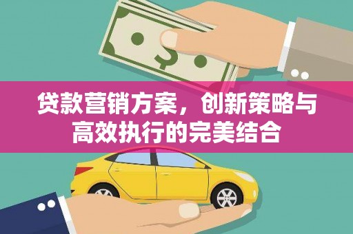 腾冲贷款营销方案，创新策略与高效执行的完美结合