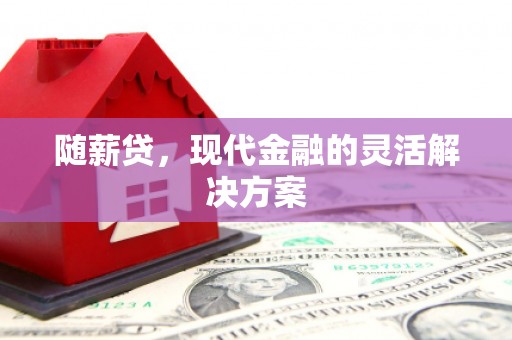 腾冲随薪贷，现代金融的灵活解决方案