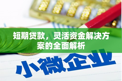 腾冲短期贷款，灵活资金解决方案的全面解析