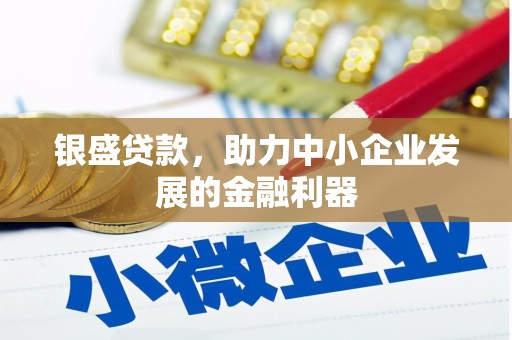 腾冲银盛贷款，助力中小企业发展的金融利器