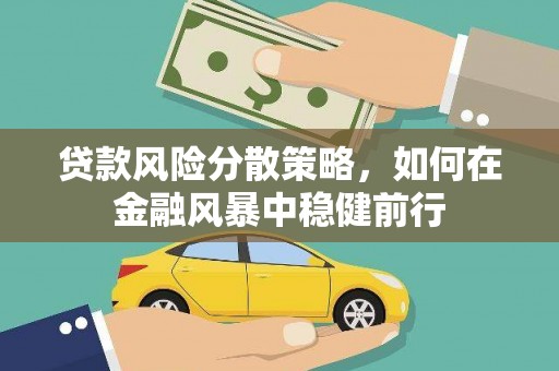 腾冲贷款风险分散策略，如何在金融风暴中稳健前行