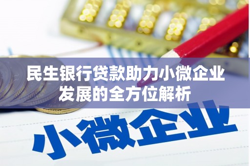 腾冲民生银行贷款助力小微企业发展的全方位解析