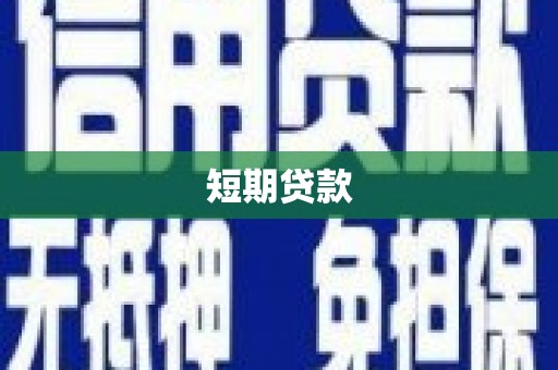 腾冲短期贷款