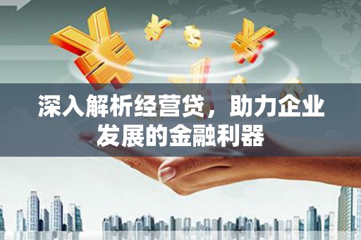 腾冲深入解析经营贷，助力企业发展的金融利器