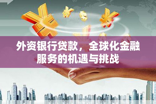 腾冲外资银行贷款，全球化金融服务的机遇与挑战