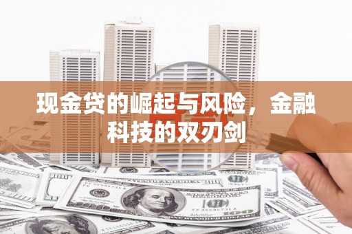 腾冲现金贷的崛起与风险，金融科技的双刃剑
