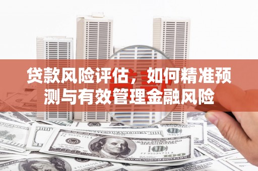 腾冲贷款风险评估，如何精准预测与有效管理金融风险