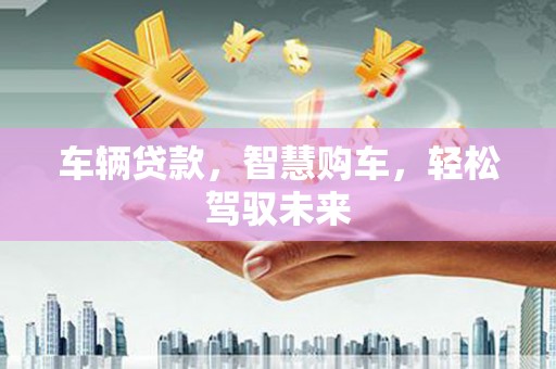 腾冲车辆贷款，智慧购车，轻松驾驭未来