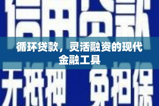 腾冲循环贷款，灵活融资的现代金融工具
