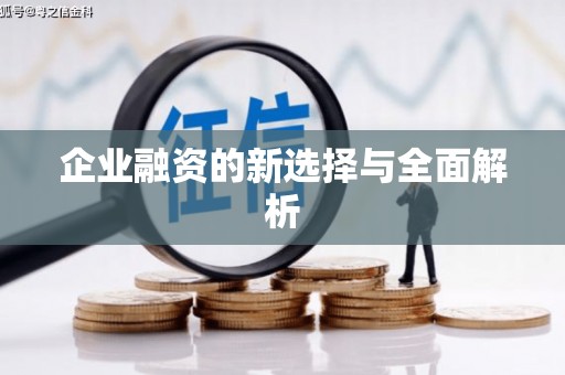 腾冲企业融资的新选择与全面解析